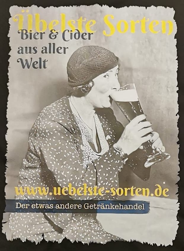 Übelste Sorten T Shirt Frau mit Bier Übelste Sorten T Shirt Frau mit Bier