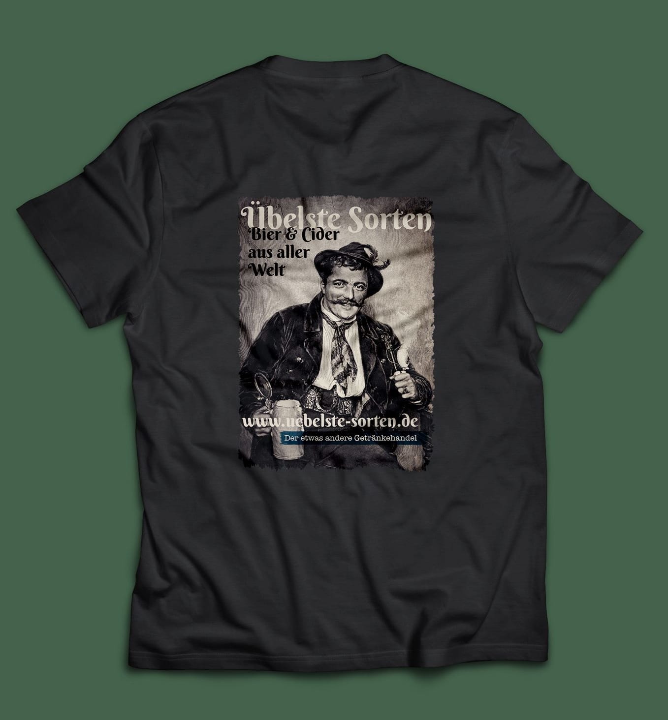 Übelste Sorten T Shirt Übelste Sorten T Shirt Mann mit Bier
