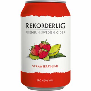 Rekordelig Strawberry Lime Cider Rekordelig Strawberry Lime Cider