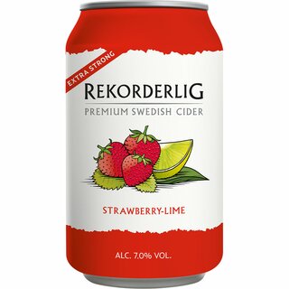 Rekordelig Strawberry Lime Strong Cider Rekordelig Strawberry Lime Strong Cider